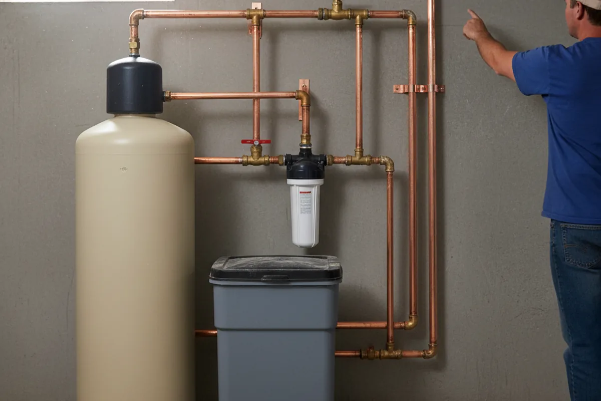 Whole-house water treatment system installed in Saucier